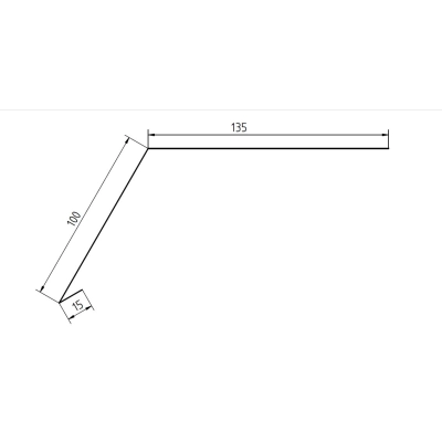 Pas nadrynnowy długi na dach skośny ( dachówka / dachy blaszane ) - dł. 2mb